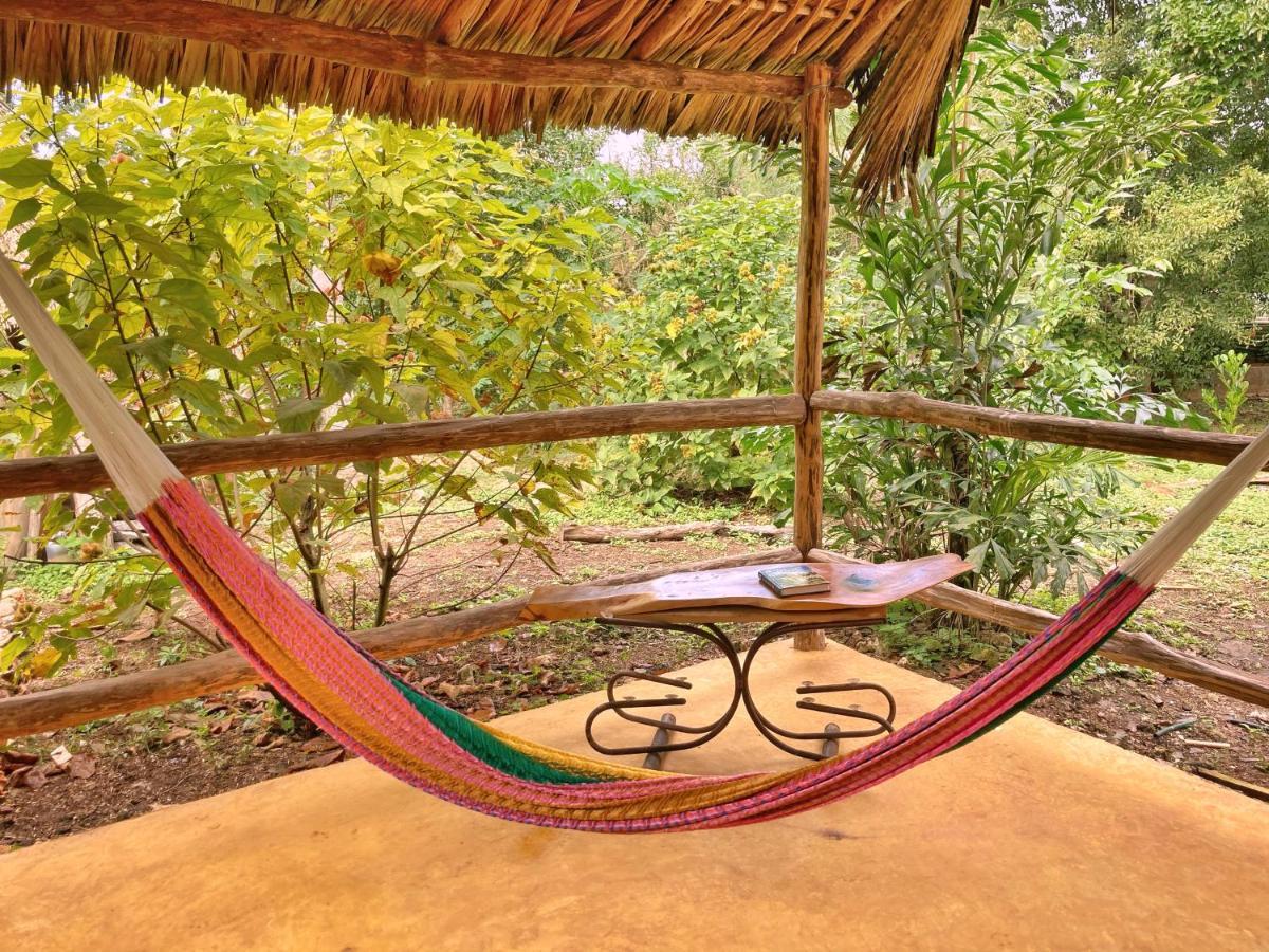Encantadora Villa Maya Tradicional En Rancho Agroecologico Tzucaceb المظهر الخارجي الصورة