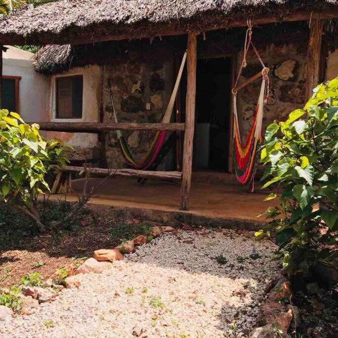 Encantadora Villa Maya Tradicional En Rancho Agroecologico Tzucaceb المظهر الخارجي الصورة